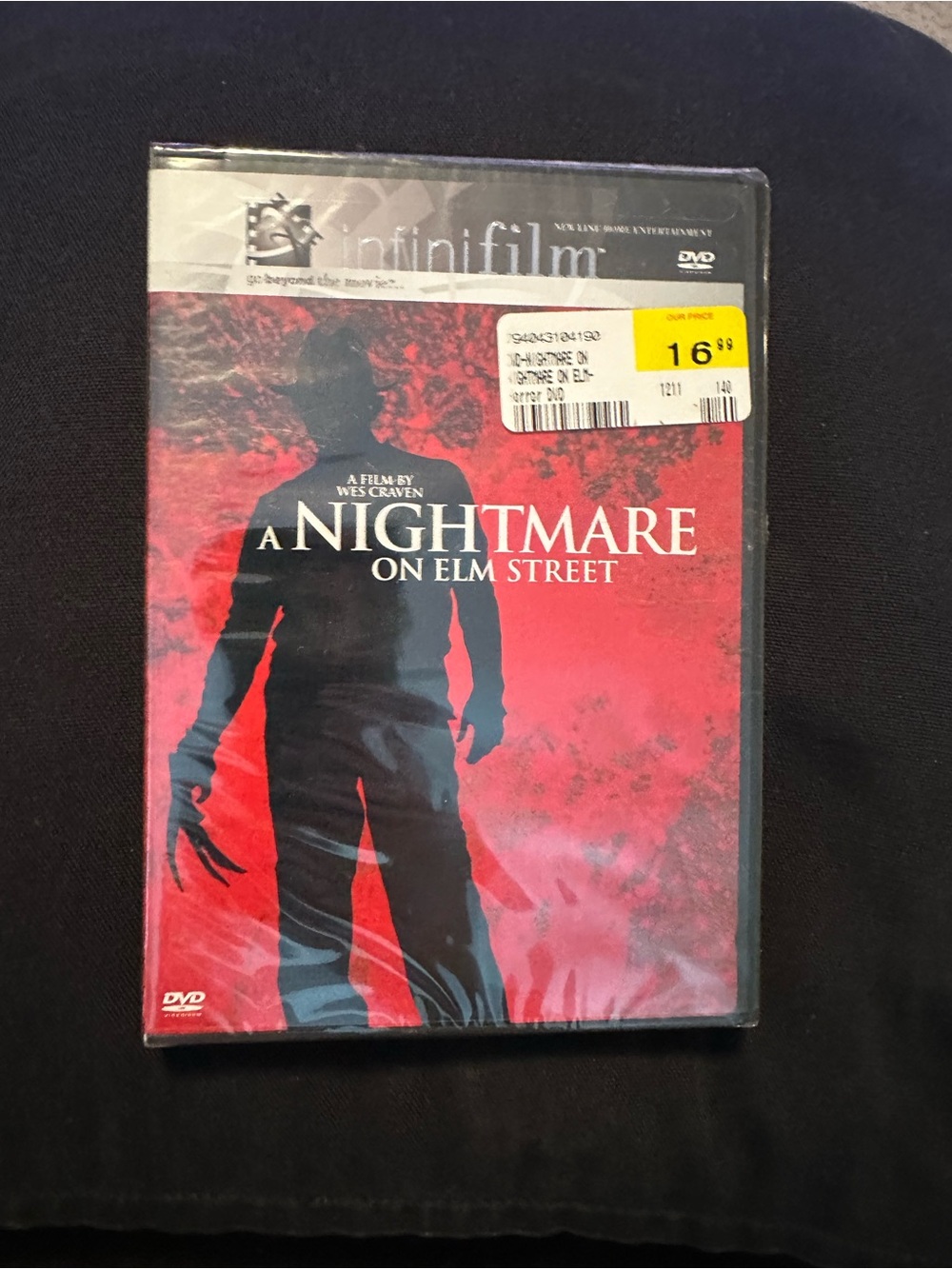 A Nightmare on Elm Street DVD - Red & Black Cover